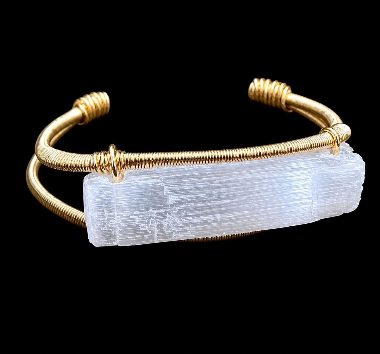 The Celestial Selenite bracelet