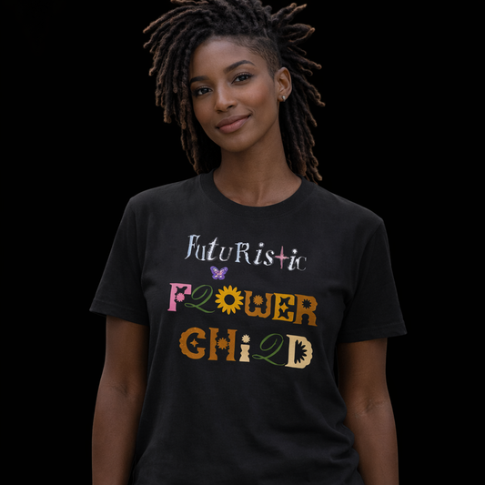 Futuristic Flower Child Tee