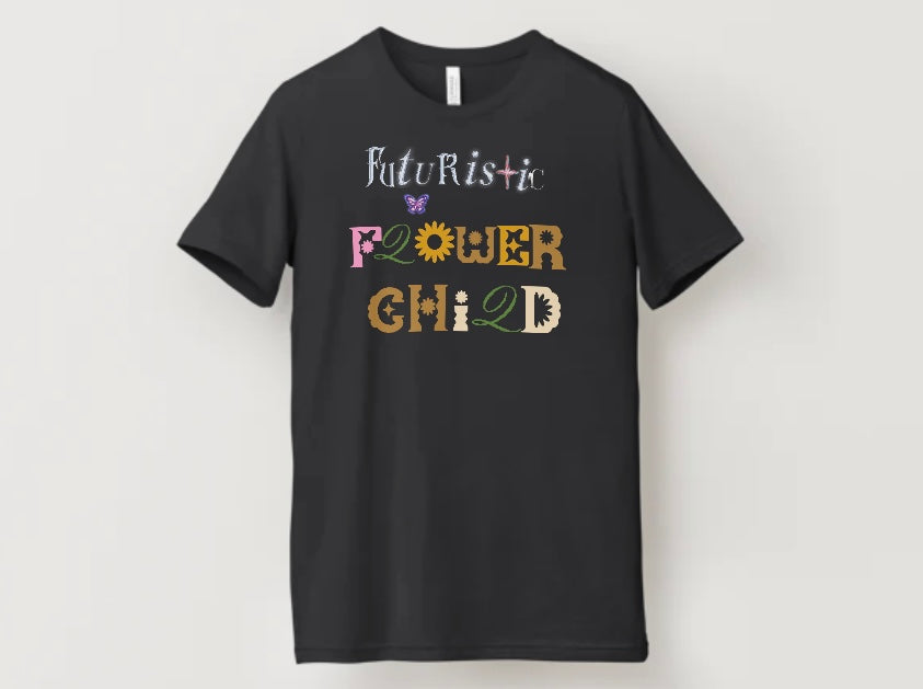 Futuristic Flower Child Tee