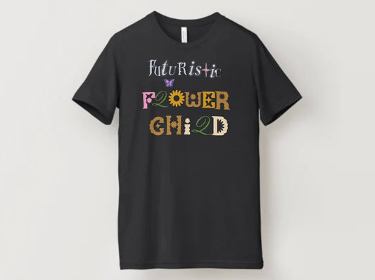 Futuristic Flower Child Tee